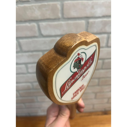 Vintage Leinenkugels Beer 11" Wooden Wood Tap Handle Bar Pub