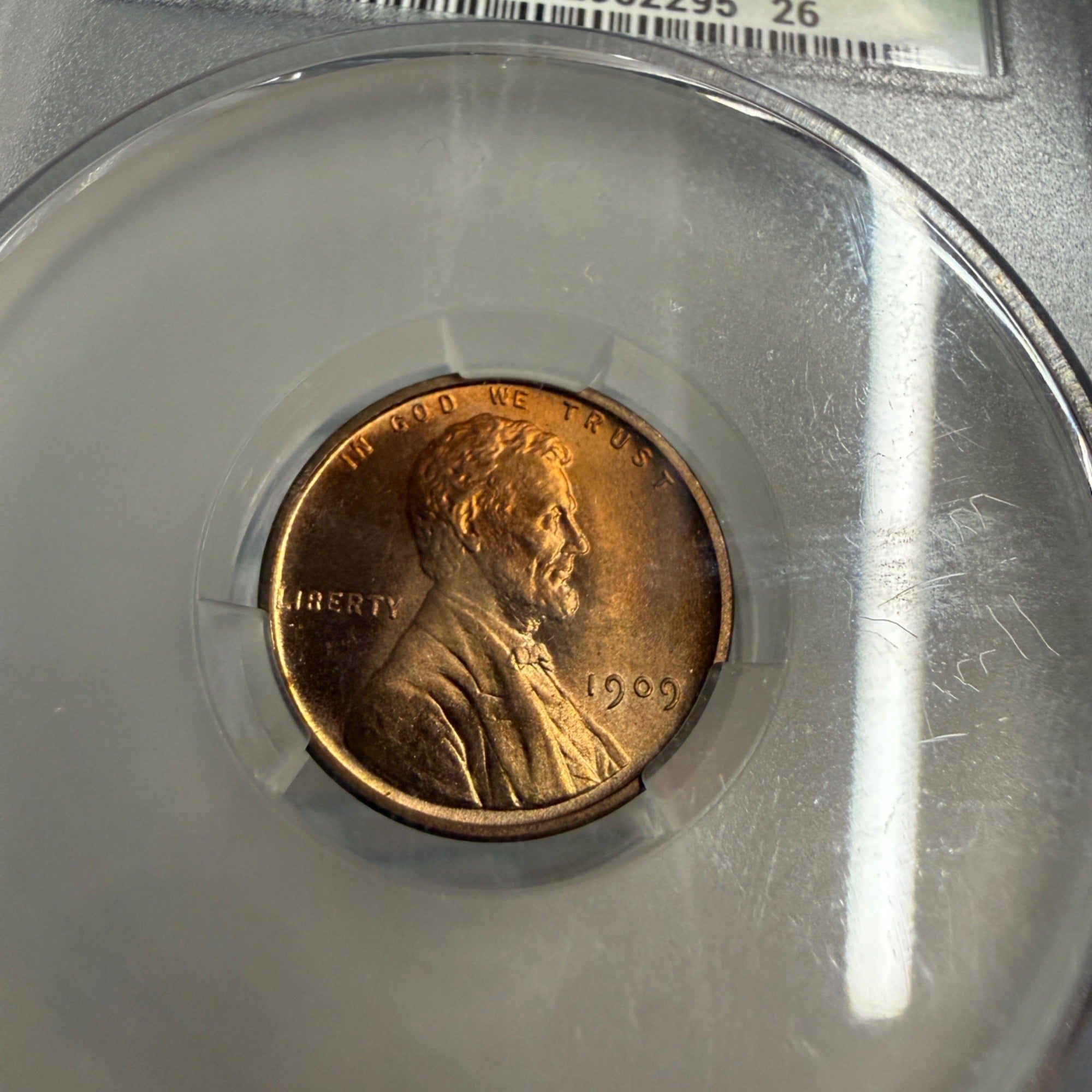 1909 VDB 1C CAC MS65RD - Lincoln Cent (Wheat Reverse) - Popular VDB Witterbrick