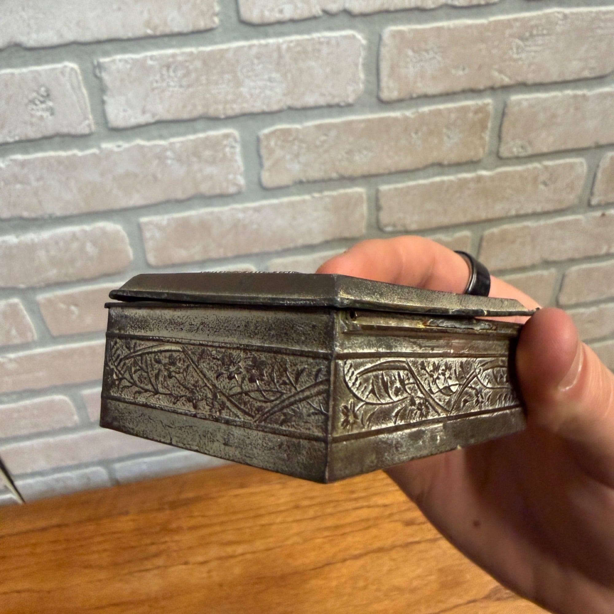 Chicago Worlds Fair 1933 A Century of Progress Trinket Box Fort Dearborn