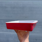 Vintage Pyrex Flamingo Pink Square 8" Baking Dish #222 MCM Bakeware Kitchen
