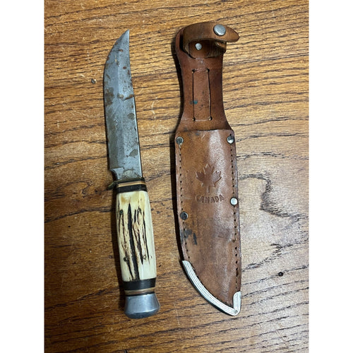 Sabre Monarch 141 Fixed Blade Hunting Knife - Solingen Germany - w/Sheath -