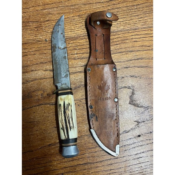 Sabre Monarch 141 Fixed Blade Hunting Knife - Solingen Germany - w/Sheath -