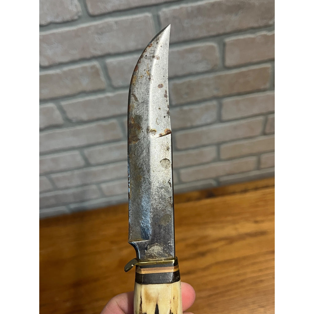 Sabre Monarch 141 Fixed Blade Hunting Knife - Solingen Germany - w/Sheath -