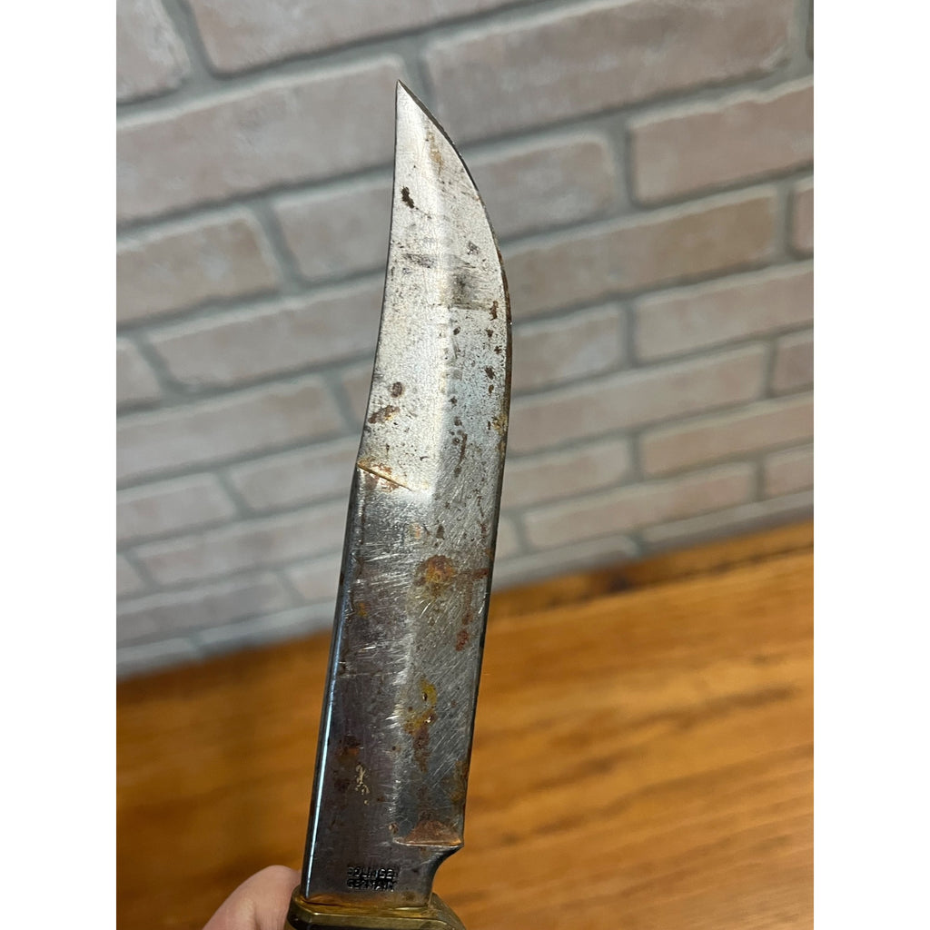 Sabre Monarch 141 Fixed Blade Hunting Knife - Solingen Germany - w/Sheath -