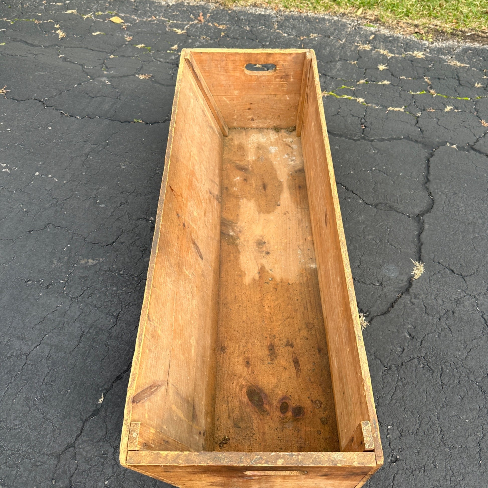 Vintage WW2 Era USMC Long Crate Military Aircraft Armaments Weapons Crate