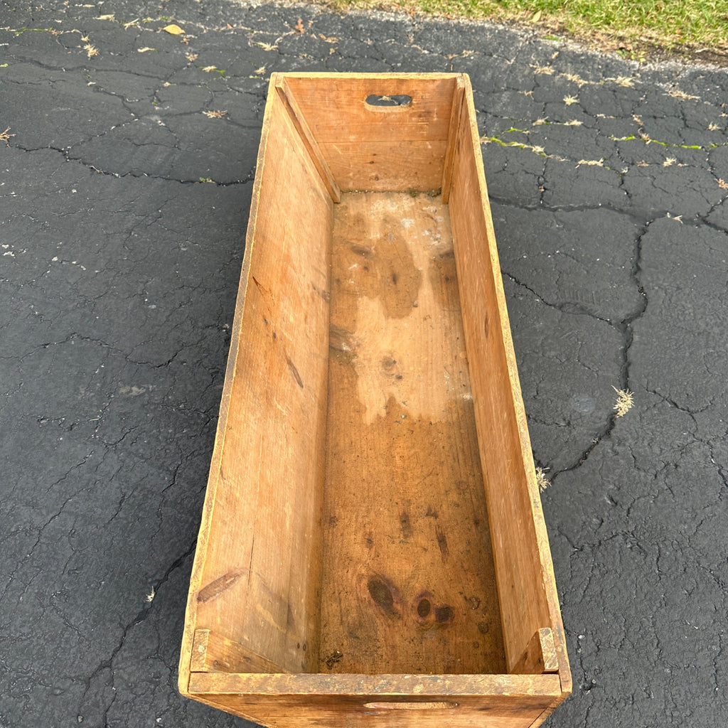 Vintage WW2 Era USMC Long Crate Military Aircraft Armaments Weapons Crate