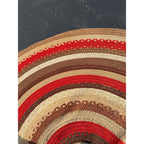 Antique Large Handmade Primitive Braided Area Floor Rug 11' x 14' Primitive Farmhouse