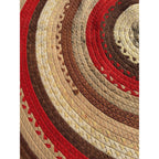 Antique Large Handmade Primitive Braided Area Floor Rug 11' x 14' Primitive Farmhouse