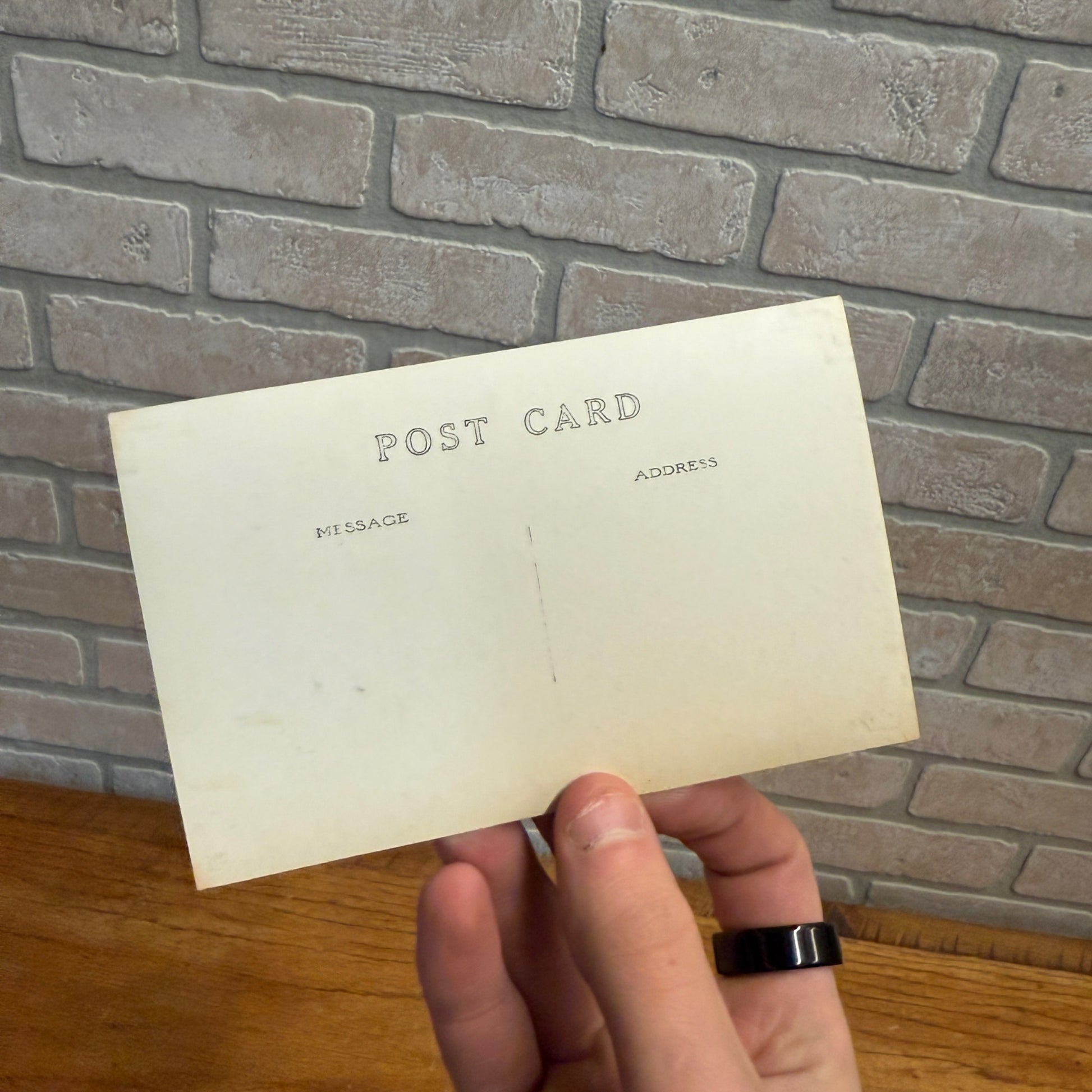 Thunder Lake Lumber Train, Rhinelander Wi Postcard RPPC