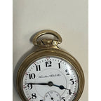 Hamilton Railroad Grade 940 18S 21J Pocket Watch 10K Rolled Gold Stellar Case