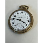 Hamilton Railroad Grade 940 18S 21J Pocket Watch 10K Rolled Gold Stellar Case
