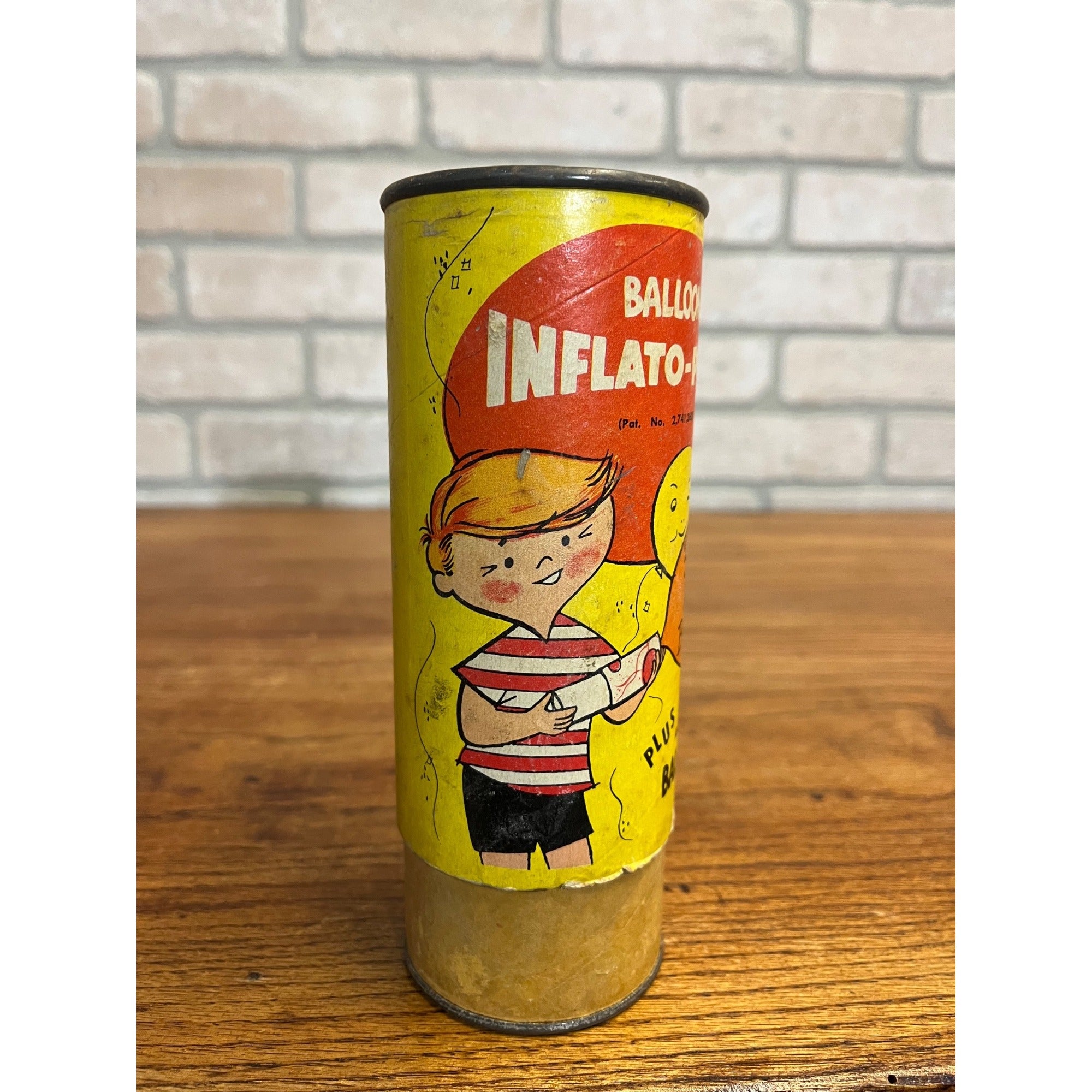 Vintage Balloon Inflato-Pump Van Dan Rubber Co. Ideal Toy Corp