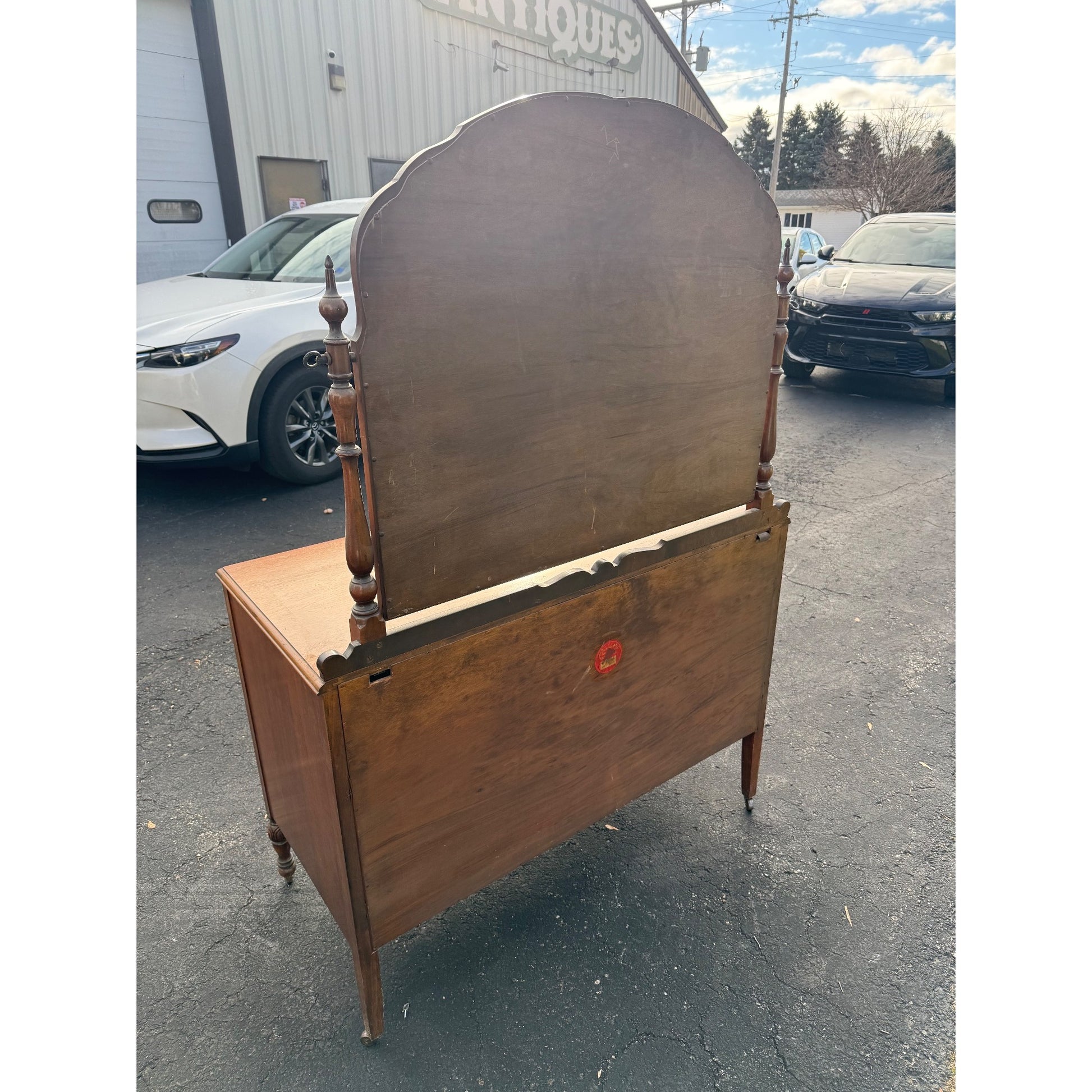Vintage 1930s Art Deco Dresser w/ Mirror - Blackhawk Furniture Co.