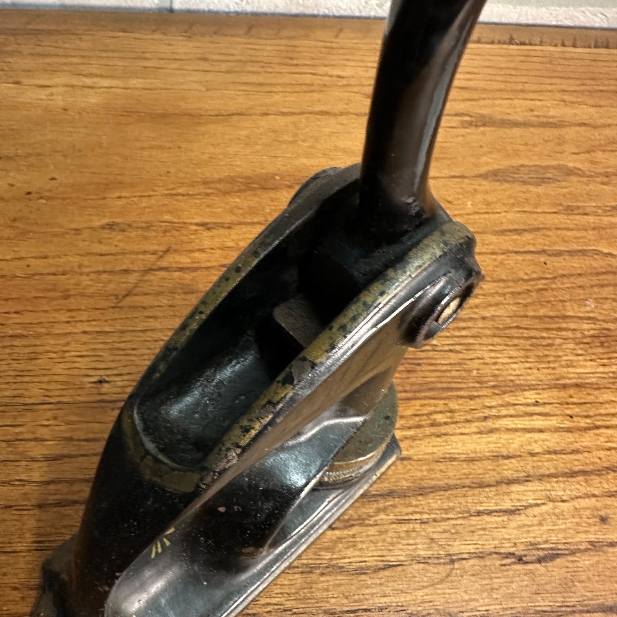 Antique Cast Iron Notary Stamp Seal -United Grocer Co-op Little Chute Wis
