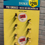 Dr Grabow Vintage Pipe Tobacco Smoking Display Stand Sign Retail Advertising.