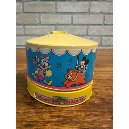 Vintage 1988 Disney Dreamtime Carousel Musical Projector w/ 3 Discs