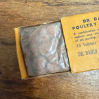 Vintage Dr David Roberts Poultry Chic Tablets Veterinarian Medicine Waukesha Wis