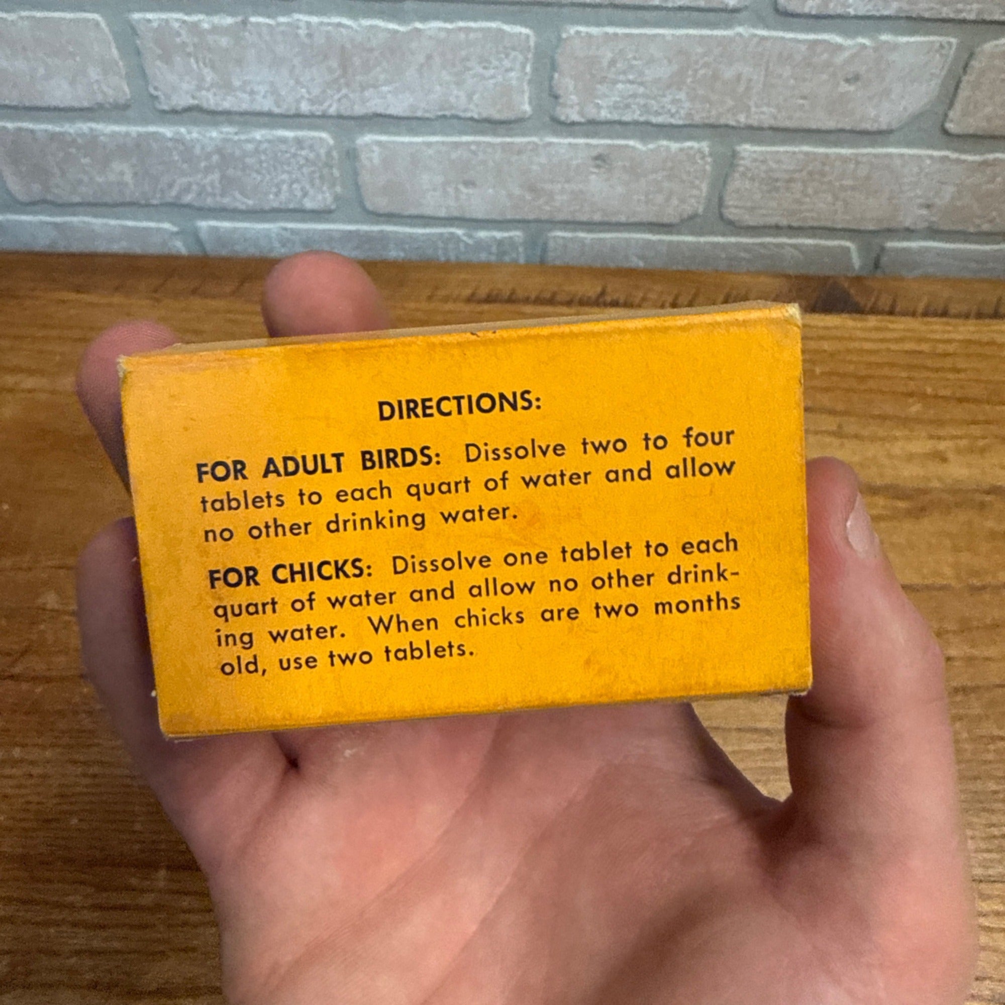 Vintage Dr David Roberts Poultry Chic Tablets Veterinarian Medicine Waukesha Wis