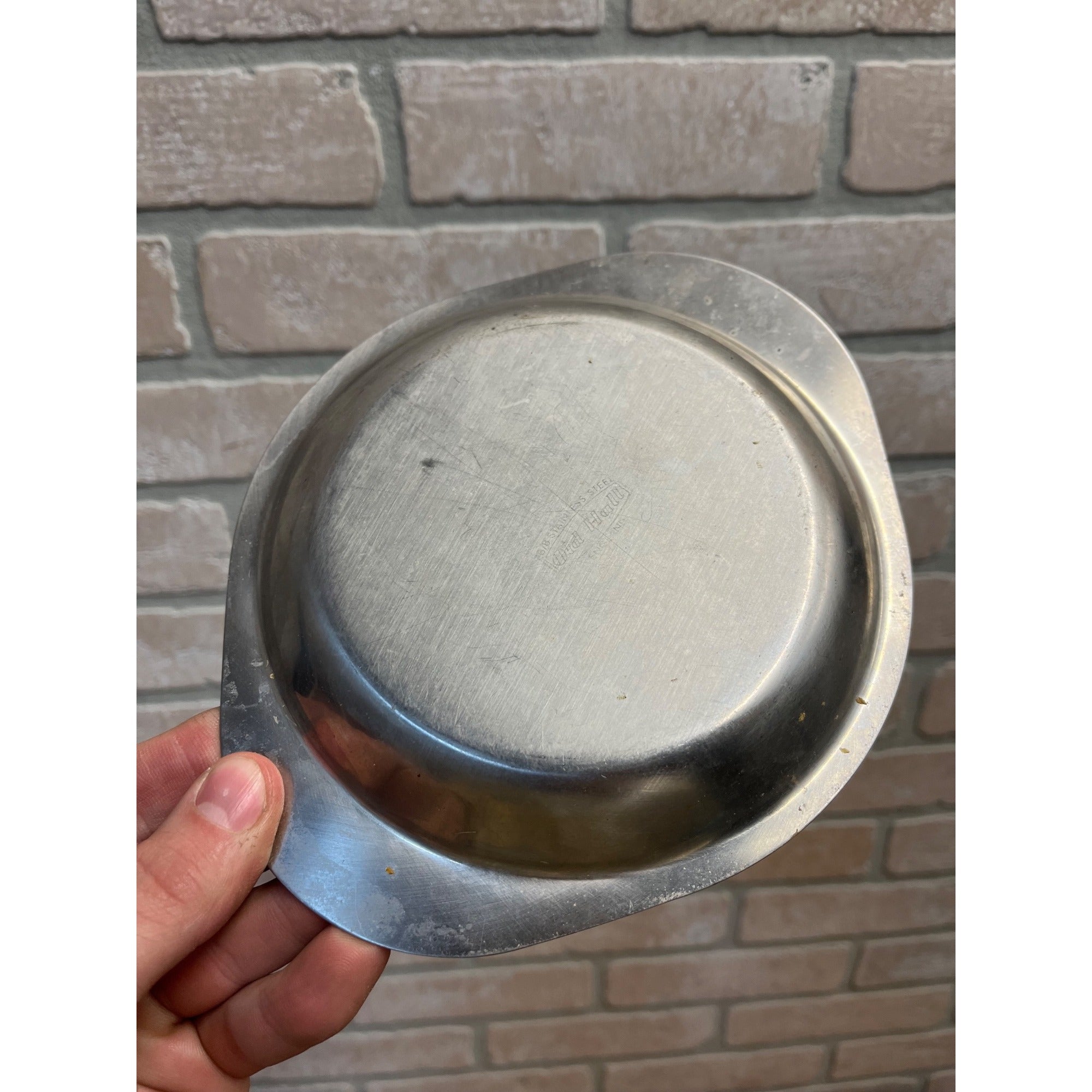 Vintage 1960s MCM Stainless Steel Robert Welch Old Hall 6.5" Plate Tray