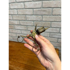 Antique Brass Candle Snuffer Scissors Footed