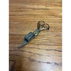 Antique Brass Candle Snuffer Scissors Footed