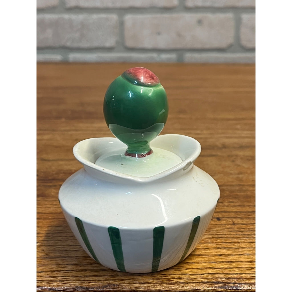 Vintage 1950s Holt Howard / Lefton Cocktail Olives Jar Pixieware MCM Japan #1480