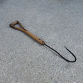Vintage Wooden Handled Gaff Meat Hay Hook