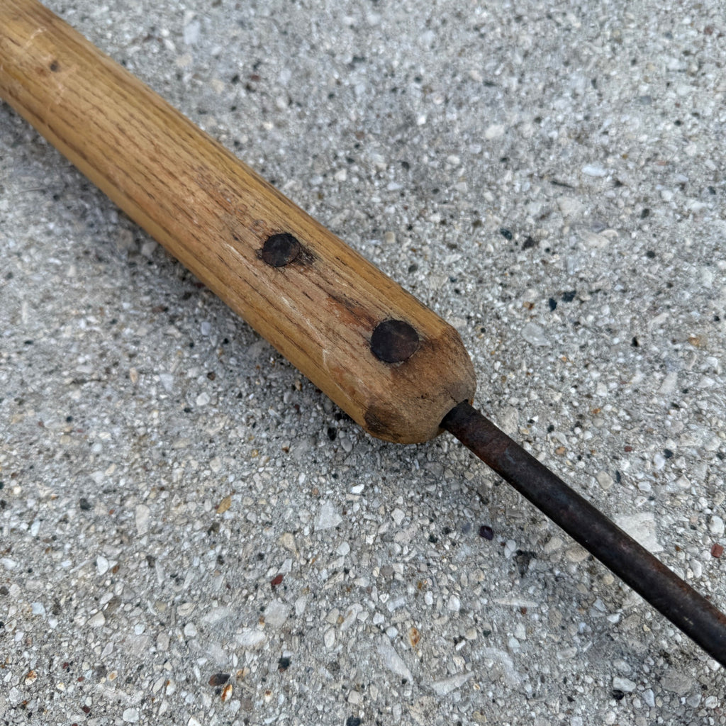 Vintage Wooden Handled Gaff Meat Hay Hook