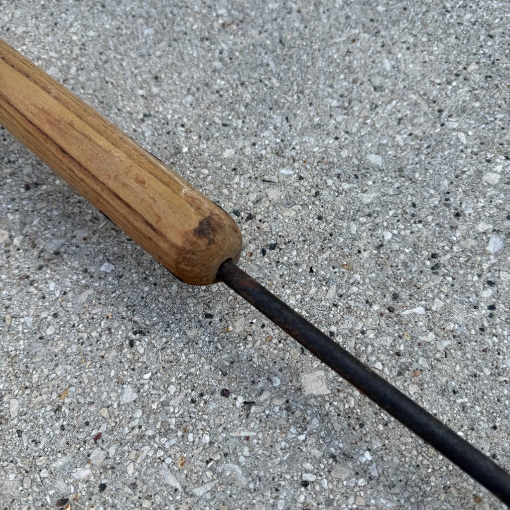 Vintage Wooden Handled Gaff Meat Hay Hook