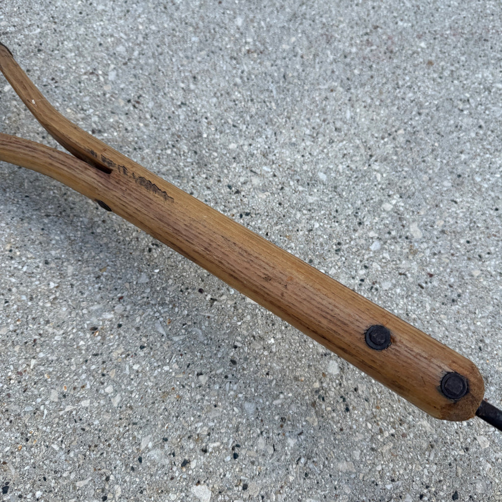 Vintage Wooden Handled Gaff Meat Hay Hook