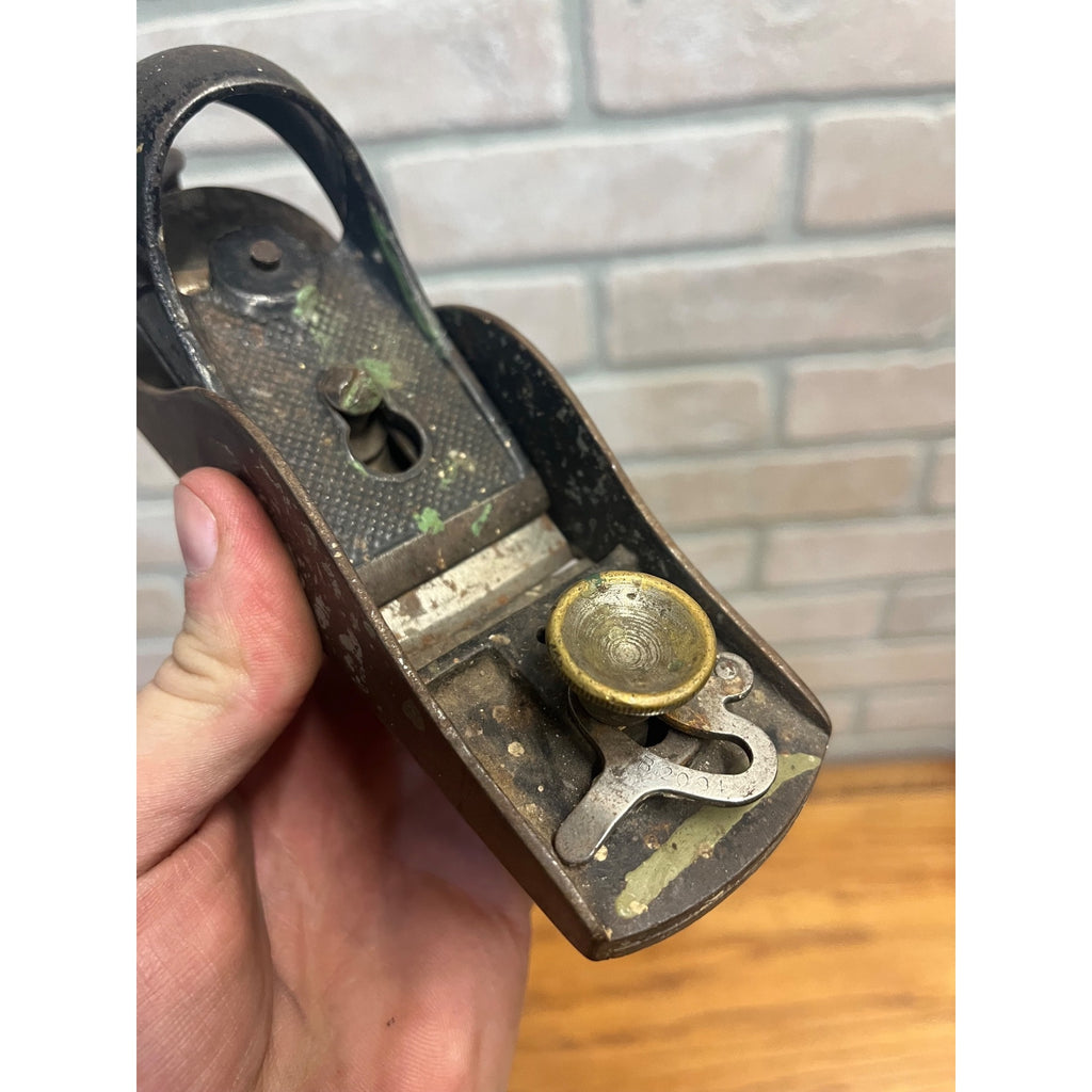 Vintage Stanley Sweetheart No. 15 Block Plane Adjustable Throat 7" Long