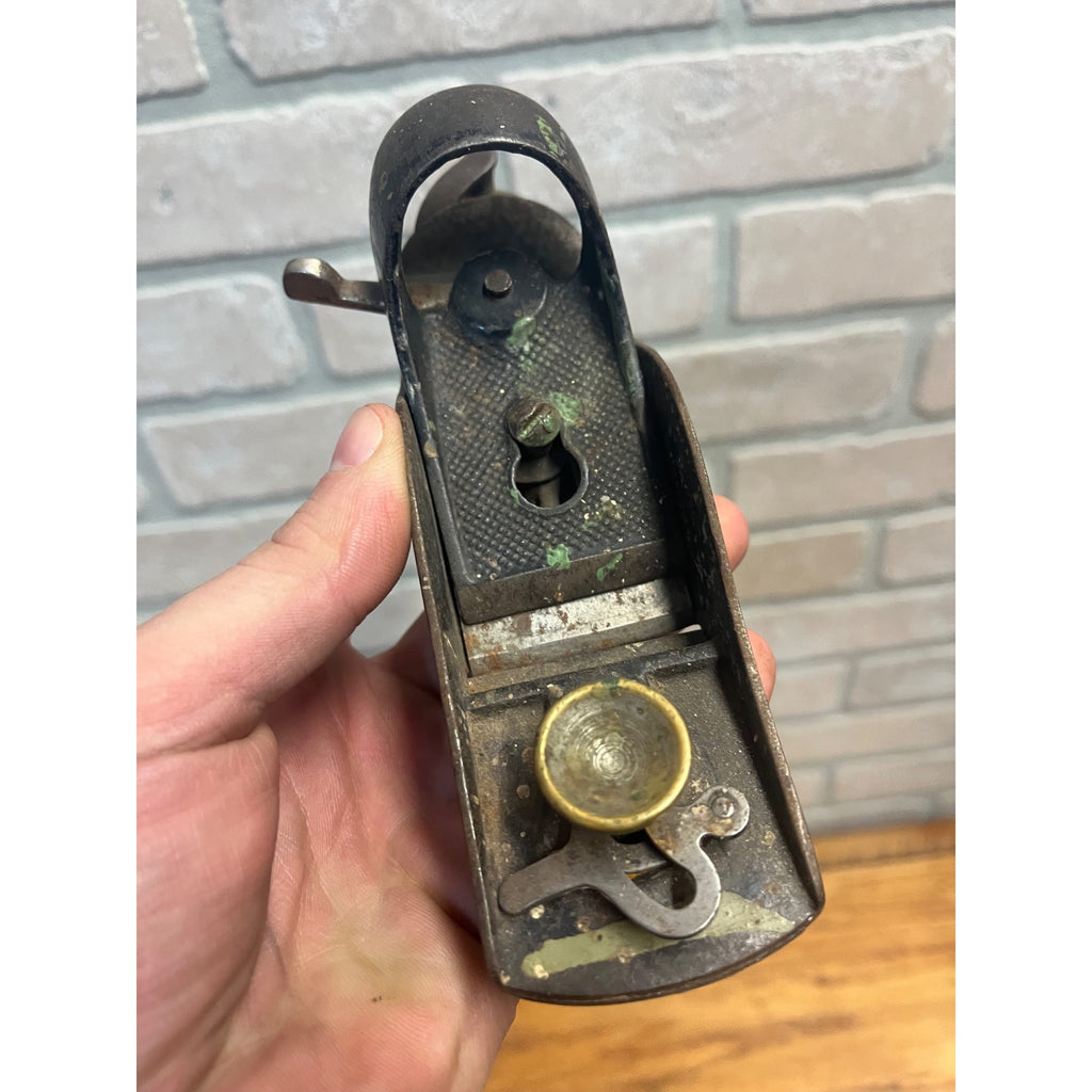 Vintage Stanley Sweetheart No. 15 Block Plane Adjustable Throat 7" Long