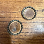 (2) Kingsbury Xmas Brew Unused Cork Beer Bottle Cap ~ Sheboygan Wisconsin Crown
