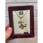 Vintage CeeTee 1/20 10k Gold Filled Necklace Pendant on Store Display Card