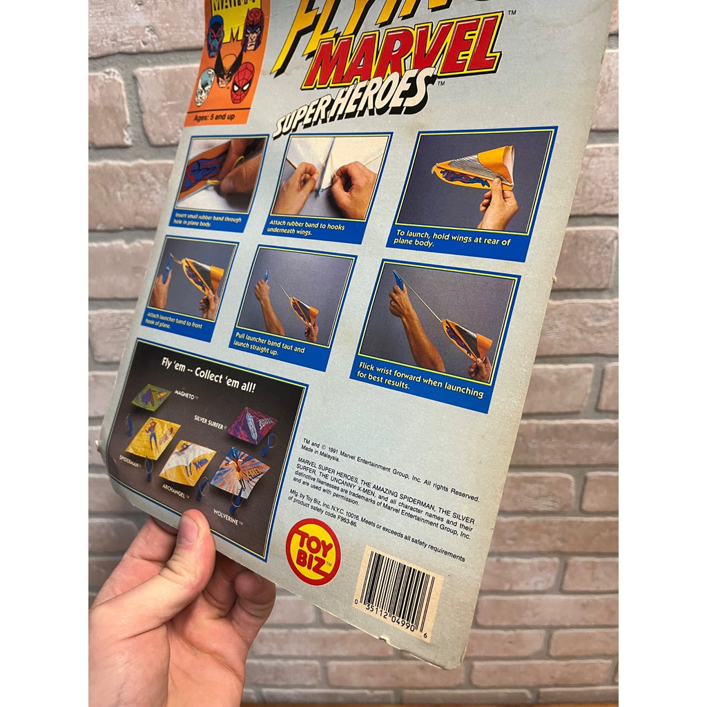 Vintage 1991 Toy Biz Marvel Flying Super Heroes Magneto NEW NIB