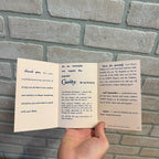 Vintage Curity Diaper Fold-Out Advertisement Ad Brochure Baby Child Diapers