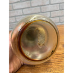 Antique EAPG Victorian Oil Kerosene Finger Loop Glass Lamp w/ Queen Anne No.1 Burner Farmhouse