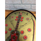 Vintage 1930s Schneider Inc Kick-Back Marble Pinball Table Top Game Tin Litho