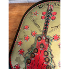 Vintage 1930s Schneider Inc Kick-Back Marble Pinball Table Top Game Tin Litho