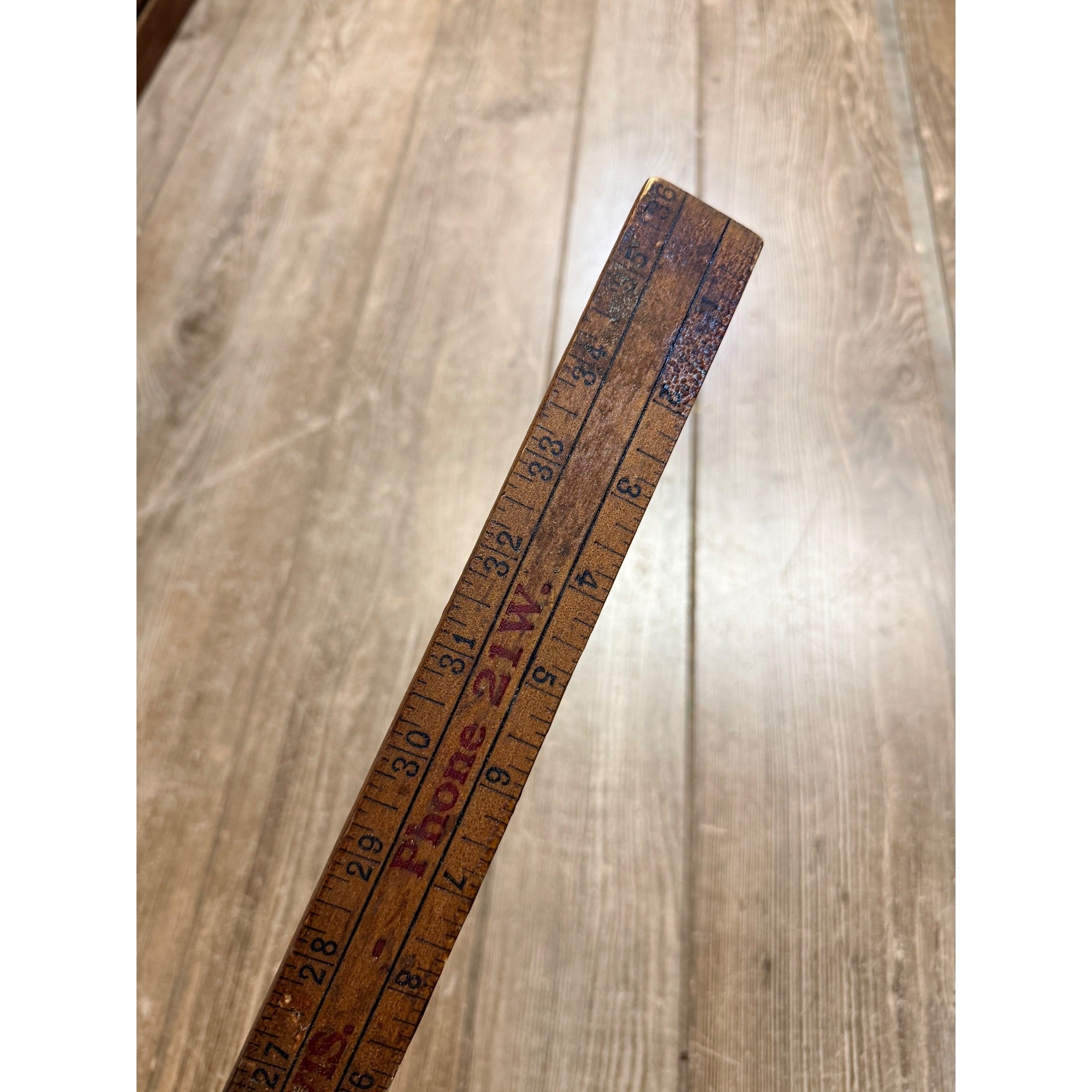 Vintage West Bend Wisconsin Funeral Director Ambulance Service Yardstick Westphal