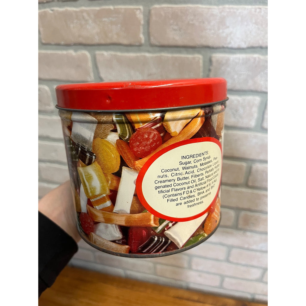 Vintage Advertising Peerless Chips N' Chews 28oz Candy Tin