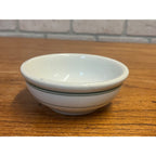 Vintage 1950s Jackson China Green Stripe Restaurant Ware Fruit Berry Bowl 5"