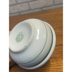 Vintage 1950s Jackson China Green Stripe Restaurant Ware Fruit Berry Bowl 5"