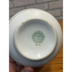 Vintage 1950s Jackson China Green Stripe Restaurant Ware Fruit Berry Bowl 5"