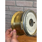 Vintage SCHATZ Rainy STORMY Barometer Precision 1950s As-Is