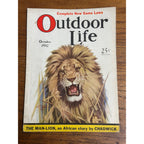 Vintage Outdoor Life Magazine (October 1932) Hunting Fishing Sportsman Ads