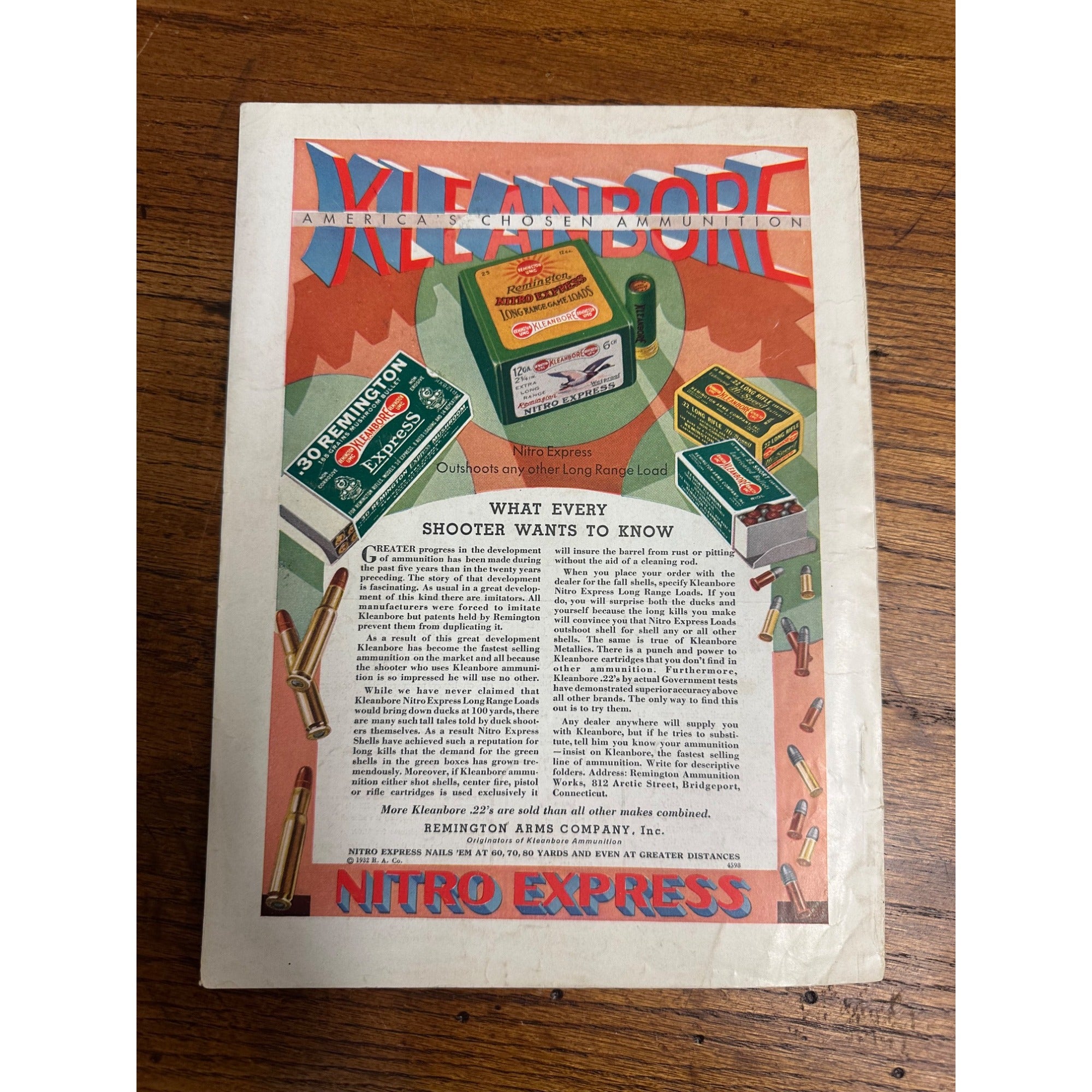 Vintage Outdoor Life Magazine (October 1932) Hunting Fishing Sportsman Ads
