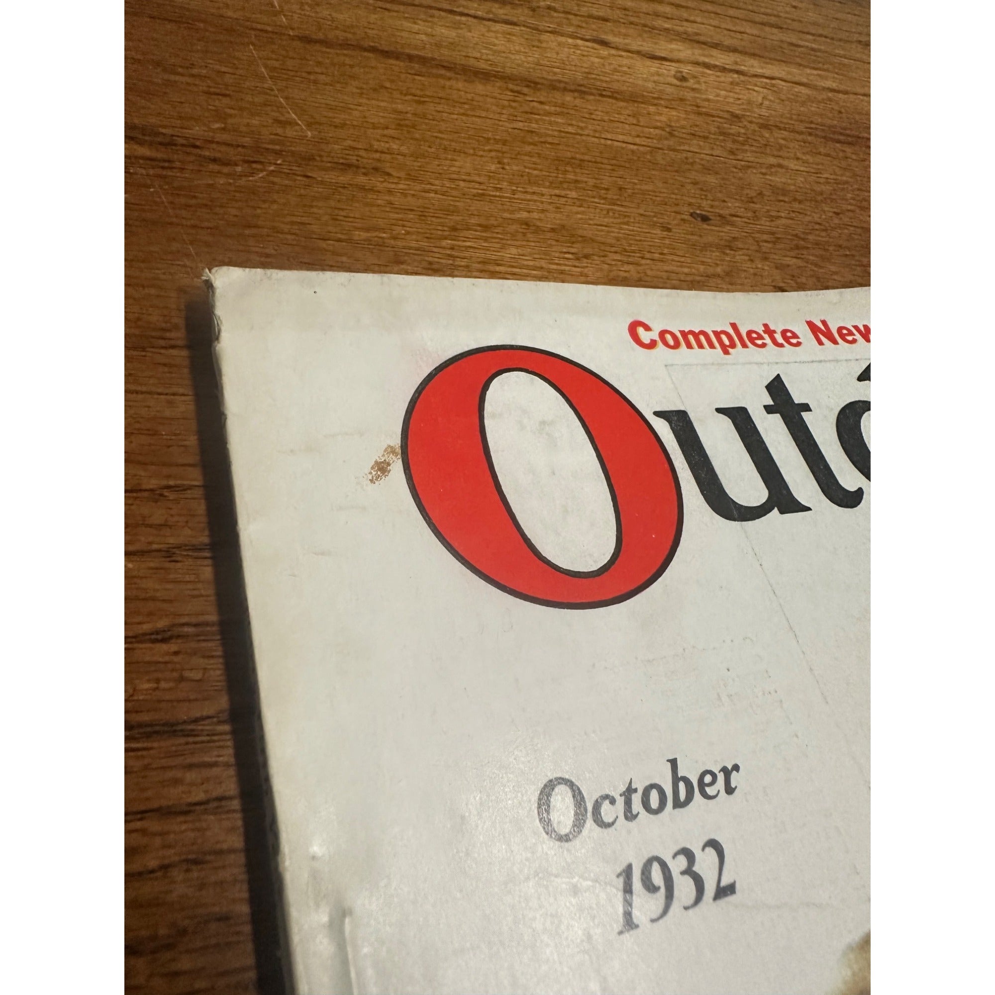 Vintage Outdoor Life Magazine (October 1932) Hunting Fishing Sportsman Ads