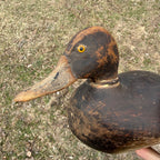 1870s DeWitt Wakefield Redhead Duck Decoy Scarce Original Paint