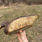 1870s DeWitt Wakefield Redhead Duck Decoy Scarce Original Paint